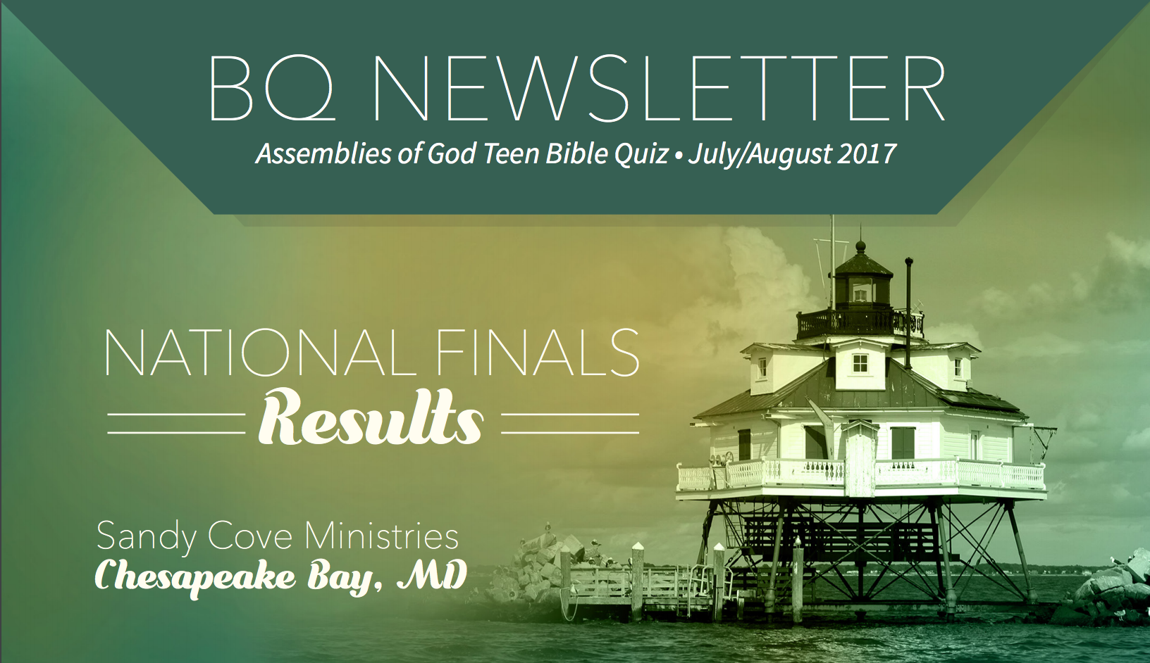 Bible Quiz Newsletter - July-August 2017
